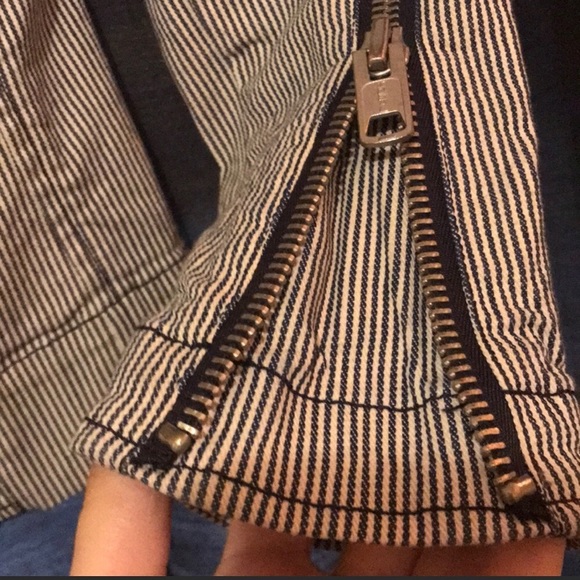 NEW Nili Lotan Striped Biker Jacket - Picture 4 of 8